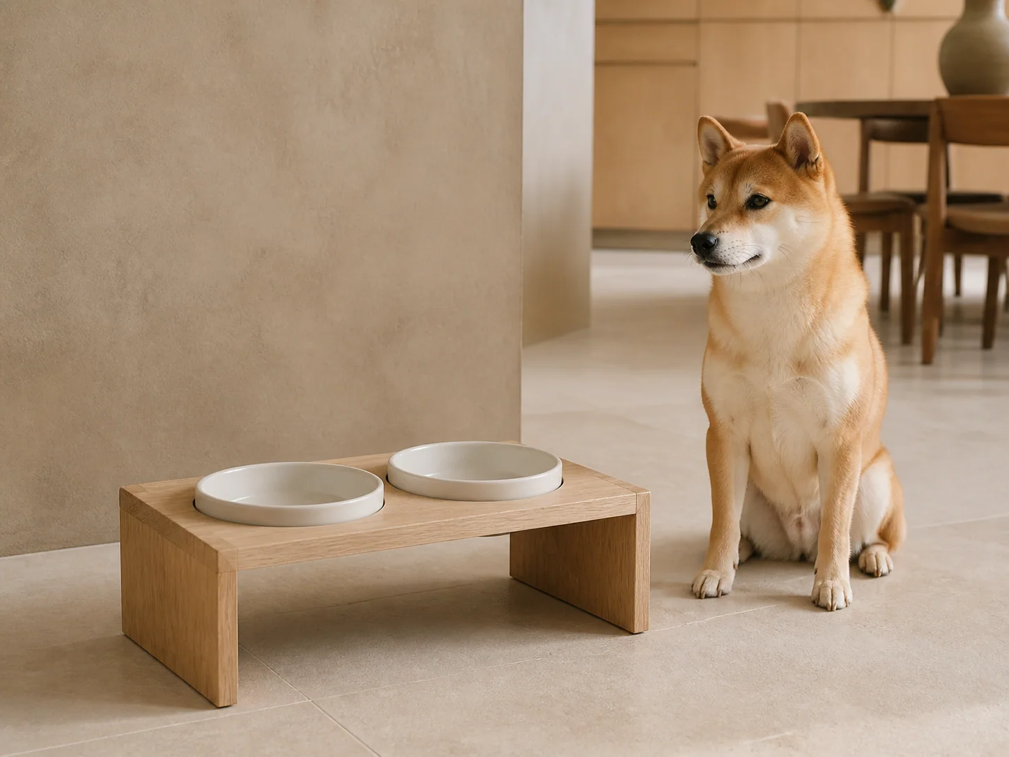Dining Stand 双碗喂食台 场景图
